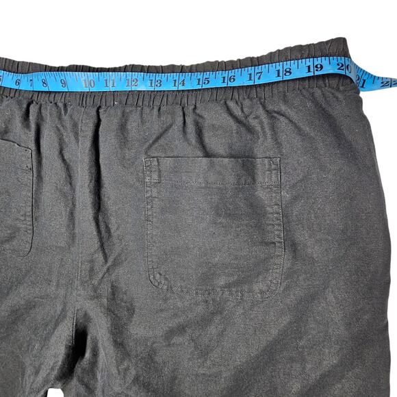 Amazon Essentials Black Linen Women's Pants Size XXL - Picture 8 of 11